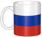 330ml Tasse Tasse, Russische Flagge Tassen