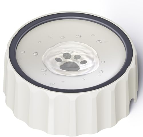 FORWH Gamelle d'eau pour chien - 1,8 L - Grande capacité - Antidérapant - Anti-éclaboussures - Alimentation lente - Sans goutte