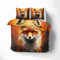 MOBEITI Fuchs Bettwäsche 200x220, Tiere Wendebettwäsche, Weiche Kuschelige Mikrofaser Bettbezug Set 3teilig, 2 Kissenbezug 80x80, mit Reißverschluss -MO&277