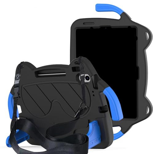 SharkProten Funda Infantil para Lenovo Tab M11/Lenovo Tab P11 TB-J606F/Redmi Pad SE (2023)/Samsung Tab A9 Plus 11,0, Funda para Tablet EVA + PC, Apta para niños, con Correa para el Hombro