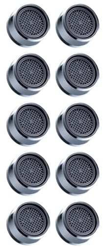 Strahlregler M24, Strahlregler, Wasserhahn, Filter für Waschbecken für Küche und Bad, aus Edelstahl und Dichtungen (10 Stück)