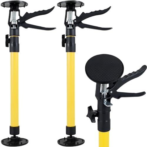 2 varillas telescópicas de soporte rápido de 50 a 115 cm, sistema de soporte de tercera mano, resistente, capacidad de 40 kg, barra de soporte antideslizante, soporte telescópico para armario, paneles