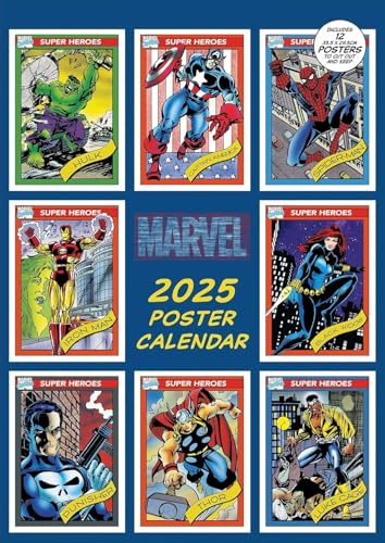 Superhelden-Filmkalender 2025 - Pyramid-Verlag - Wandkalender mit beeindruckenden Comics Postern - 29,7 cm x 42 cm