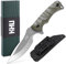 KHU Coltello a lama fissa Coltello da caccia Coltello da sopravvivenza Coltello Bushcraft 440C Acciaio Nylon Plastica Handle, All'aperto caccia campeggio accessori With Kydex Sheath - 28A