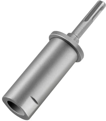 SWAWIS Cincel para Colocación de Picas de Toma a Tierra SDS PLUS Diámetro Interior 20mm Ø33x145mm, Desmontable Herramienta de Alta Resistencia para Instalación de Vallas Postes de Refuerzo