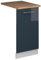 Vicco Panel Frontal del lavavajillas Fame-Line, Azul Oscuro Alto Brillo, 45 cm, ET Roble