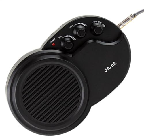 Uitseld Electric Guitar Amp | Electric Bass Amplifier for Guitar,Personal Bass Practice Supply Built-In 4 Effects for Home, Performance, School