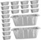POPETPOP Lot de 30 Lèchefrites en Aluminium Argenté pour Barbecue Extérieur