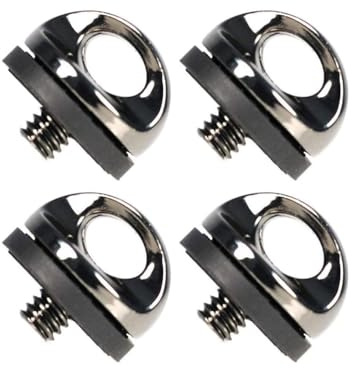 TPZORJX Kamera Befestigungsschraube 1/4 Zoll - Adapter-Schraube für Kameragurt D-Ring 1/4 Zoll Schraube für Tragegurt, Qr-Platte, Kamera Zubehör für Stativ, Tripod, Schraubadapter(4pcs)