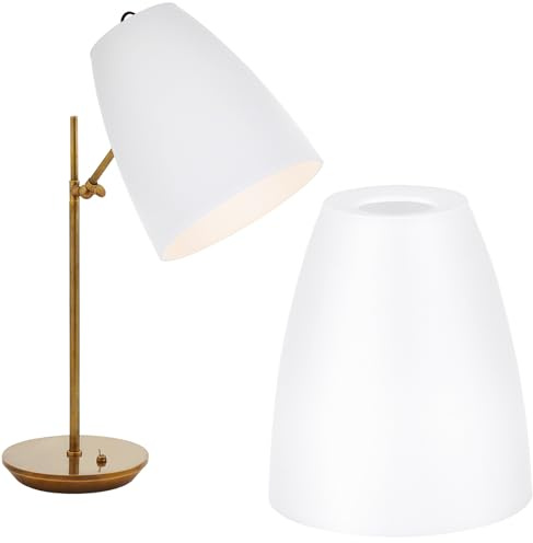 Toddmomy 2Er Pack Weiße Kunststoff Lampenschirme Für Tischlampe E14 Kleine Ersatz Lampenschirm Abdeckungen Schreibtischlampe Wohnzimmer Innenbeleuchtung