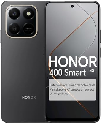 HONOR 400 Smart 4G Smartphone, Display 6,77 pollici 120Hz, 6500mAh, Fotocamera Ultra-Chiara 108MP, Tasto IA Istantaneo, 6GB+128GB, Resistenza Cadute 5 Stelle SGS, Dual SIM, Android 15