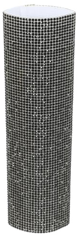 IMIKEYA Wireless Microphone Sleeve Cover with Glamorous Rhinestone Pattern, Convenient No Glue Design, Protective Handle Cover for Wireless Handheld Microphones in Settings