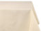 BEAUTEX fleckenabweisende und bügelfreie Tischdecke - Tischtuch mit Lotuseffekt - Tischwäsche in Leinenoptik, Eckig 160x220 cm, Creme