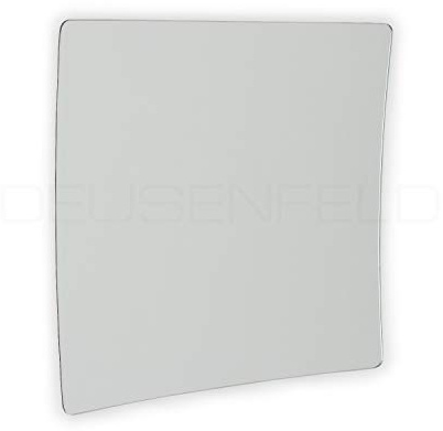 DEUSENFELD KKQ10-15 - eckiger Kosmetikspiegel selbstklebend, Schminkspiegel, Make Up Spiegel Quadro zum Kleben, Starke 10-Fach Vergrößerung, 15x15cm, eckig, Rahmenlos, mit Klebepad