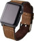 Excellentas Lederarmband Uhrenarmband Leder Armband Band kompatibel mit Apple Watch 40/38 mm Serie 1, 2, 3, 4, 5 Edition Basic Sport in braun Wildleder Smartwatch Ersatzarmband