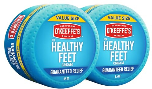 O'Keeffe's Healthy Feet Foot Cream, 6.4oz Jar (Pack of 2)