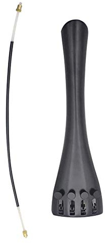 Jiayouy Saitenhalter aus 4/4-Cello-Aluminiumlegierung mit 4 Stimmwirbeln und verstellbarem Nylon-Schwanz