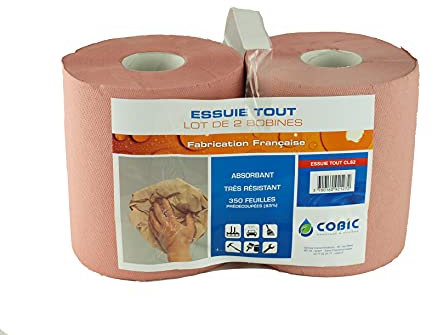 Fashion Manufacturer Bobines essuie-tout chamois - Lot de 2