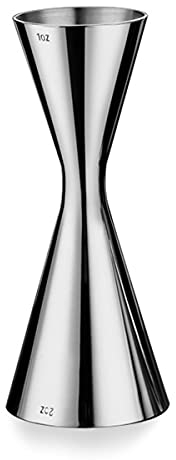 Sinolofty Mesure Vin à Double Tête en Acier Inoxydable 304 Tasse à Mesurer Jigger Bar 30/60ml Dispositif de Mesure Vin Cocktail avec Marque d'échelle