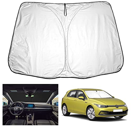 YEE PIN kompatibel mit Passat B8 / Passat Valiant 2016-2022 Sonnenschirm Auto,Faltbare Auto Sonnenschutz Frontscheibe Windschutzscheibe UV Staub Schutz