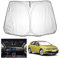 YEE PIN kompatibel mit Passat B8 / Passat Valiant 2016-2022 Sonnenschirm Auto，Faltbare Auto Sonnenschutz Frontscheibe Windschutzscheibe UV Staub Schutz