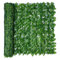 BOLYUM Künstlicher Efeu Sichtschutzzaun, künstlicher Heckenzaun, grüner Blattzaun, Sichtschutzwand, für Garten, Balkon, Außenbereich (A, 0,5 x 3 m)