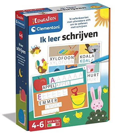 Clementoni Klassische Lernspiele, Ich lerne Schreiben, 4-6 Jahre - 56037