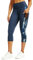 Tuspryt 3/4 Sporthose Damen Mit Taschen, Sport Leggings Blickdicht, Laufhose, Yogahosen, Trainingshose S