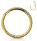 YEBOCIYO Septum Helix Piercing Gold Piercing Ring 10mm Knorpel Daith Tragus Ohrring 16G Nase Ring Lip Eyeborw Piercing Nippelpiercing 316L Chirurgenstahl