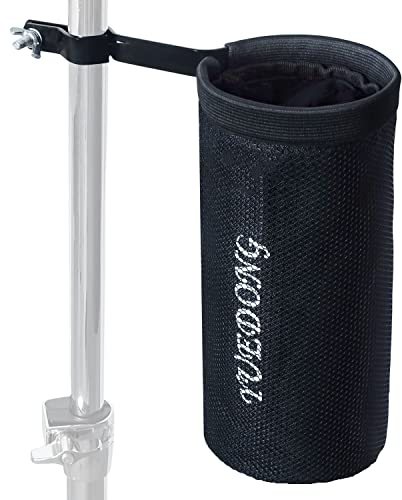 keepdrum DSC01 Drumstick-Halter Halterung Tasche für Schlagzeugsticks Besen Rods