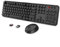 Combo de teclado y mouse inalámbricos, teclado ergonómico de tamaño completo, teclado redondo retro, compatible con Windows, PC, perfecto para teclados del hogar y la oficina (negro