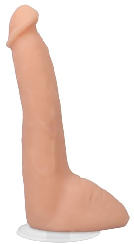 Signature Series - Roman Todd ULTRASKYN 20.3 cm Realistischer Dildo - Dual Density Design mit abnehmbarem Vac-U-Lock Saugnapf, Geschirr kompatibel, phthalatfrei - Vanille - nur für Erwachsene