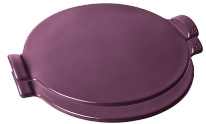 Emile Henry Made in France Flame Individual Pizza Stone 10 Set of 2, Figue