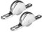 cyclingcolors 2x Schiebetürrolle Laufrollen Kleiderschrank Rollen Rad Räder 18mm Schrank Rollenrad Möbel Fensterflügel riemenscheibe Stahl