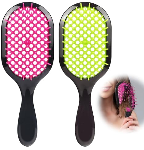 Xumann Detangler Hair Brush for Women,Wet Hair Brush Detangler,Detangling Hair Brush for Natural Curly Wet Dry Thick Straight