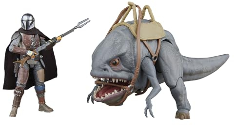 Star Wars The Vintage Collection Blurrg & der Mandalorianer, Star Wars: The Mandalorian Action-Figuren 2er-Pack (Skala 9,5 cm)
