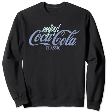 Logo bleu pastel classique Coca Cola Sweatshirt