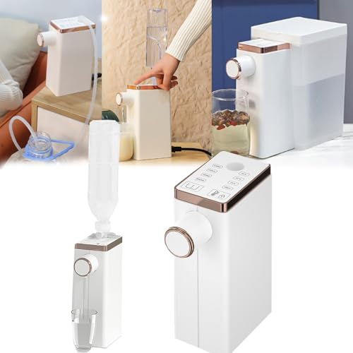 Distributeur d'Eau Chaude Carafe Filtrante Électrique Instantanée Portable Blanc (Sans Réservoir d'Eau)