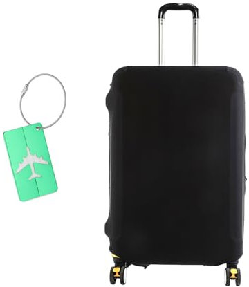 Shengxi Koffer Schutzhülle, Elastisch Kofferhülle Reise Kofferschutzhülle Waschbar Kofferschutzhülle 18-32 Zoll Kofferbezug Gepäck Cover Luggage Cover mit 1 Gepäckanhänger (S:18-20 Inches)