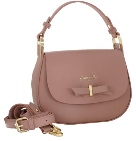 Camomilla Milano Borsa a Mano Donna, con Tracolla, Similpelle, Collezione Easy Bag, Colore Rosa