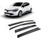 CarJoy Windabweiser Luftabweiser Regenabweiser Seitenfensterabweiser Kompatibel mit Renault Clio 4 2012-2019 Autofenster Regenschutz Regenabweiser Anklebbare Deflektoren 4 Stück