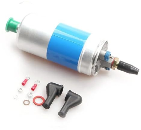Moto Pompa Benzina Pompa Carburante Elettrica Esterna Flusso 120LPH 12V Per 80: 1.6L/1.8L/2.0L 0580254910 0580464125 FP-1029-BL Rubinetto Benzina