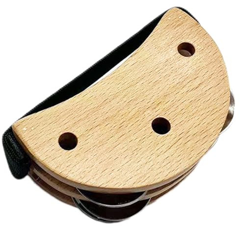 Tambourin à pieds, tambourins à pieds pour adultes,Percussion de tambourin à pied portable | Ensemble de batterie à pied avec sangle élastique, instrument de musique, shakers à percussion pour des ryt