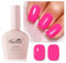 Imtiti Smalto per unghie rosa caldo, 1 pezzo di smalto gel UV LED, lunga durata, nail art manicure fai da te a casa per la primavera e l'estate (10ML-954)