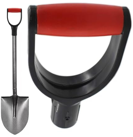 Poignée de Pelle - Remplacement du Manche de la Pelle | Poignée en D | Manche en polypropylène pour Outils de râteau | Outils manuels de Jardinage P