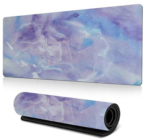 Grand Tapis De Souris De Jeux, 80 X 30cm Grand Tapis De Souris Gamer Marbre Design AntidéRapant sous-Main Bureau pour Maison/Gaming