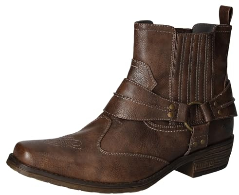 MUSTANG Herren Cowboy Stiefelette Braun EU 44