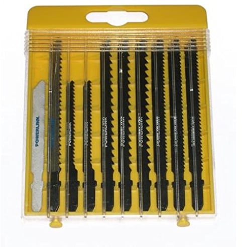 Stichsägeblatt Set 10tlg Holz Laminat Metall Kunststoff Stichsägeblätter TSchaft