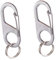 Hundemarken-Clips, Edelstahl robust Schnell-Clips, Haustier-ID-Tag-Halter für Hunde Katzenhalsband und Geschirr, 2 Stück