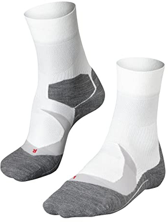 FALKE Herren Laufsocken RU4 Endurance Cool M SO Funktionsgarn Antiblasen 1 Paar, Weiß (White-Mix 2020), 39-41